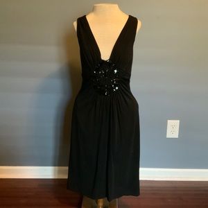 BCBG Max Azria Beaded Little Black Dress